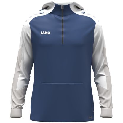Afbeeldingen van Sweater met kap Dynamic nachtblauw/wit/lichtgrijs