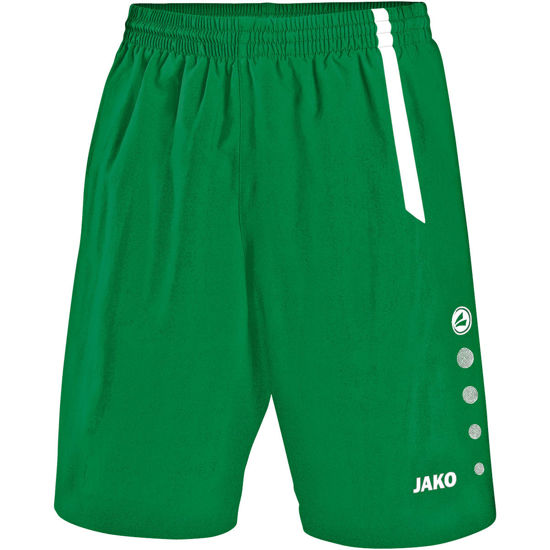 Afbeeldingen van JAKO Short Turin sportgroen/wit (4462/06) - SALE